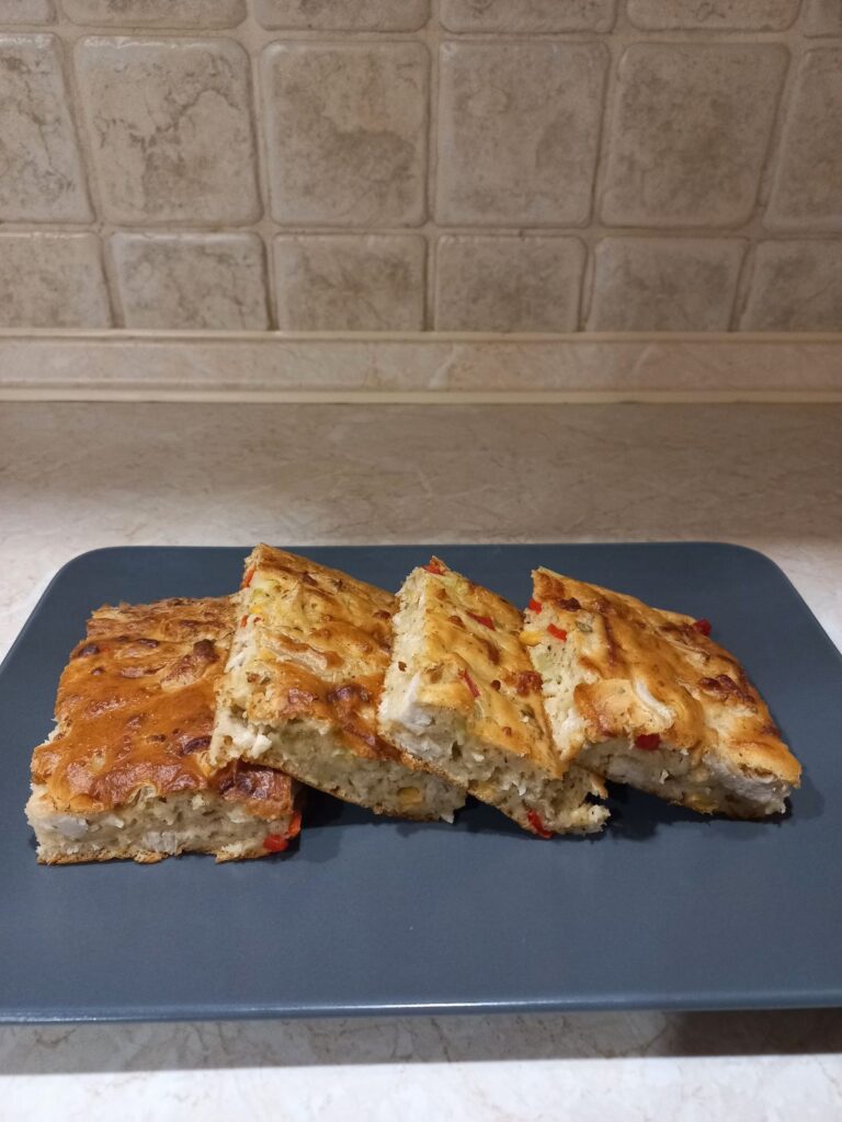 Κοτόπιτα χωρίς φύλλο    12 τεμάχια 150kcal/τεμάχιο
