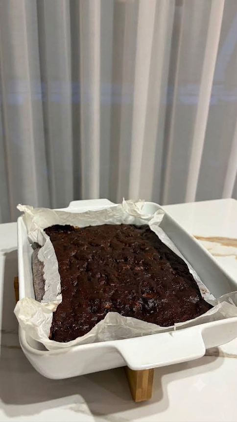 Brownie χωρίς αλεύρι 9 μερίδες 60γρ/τμχ 190kcal